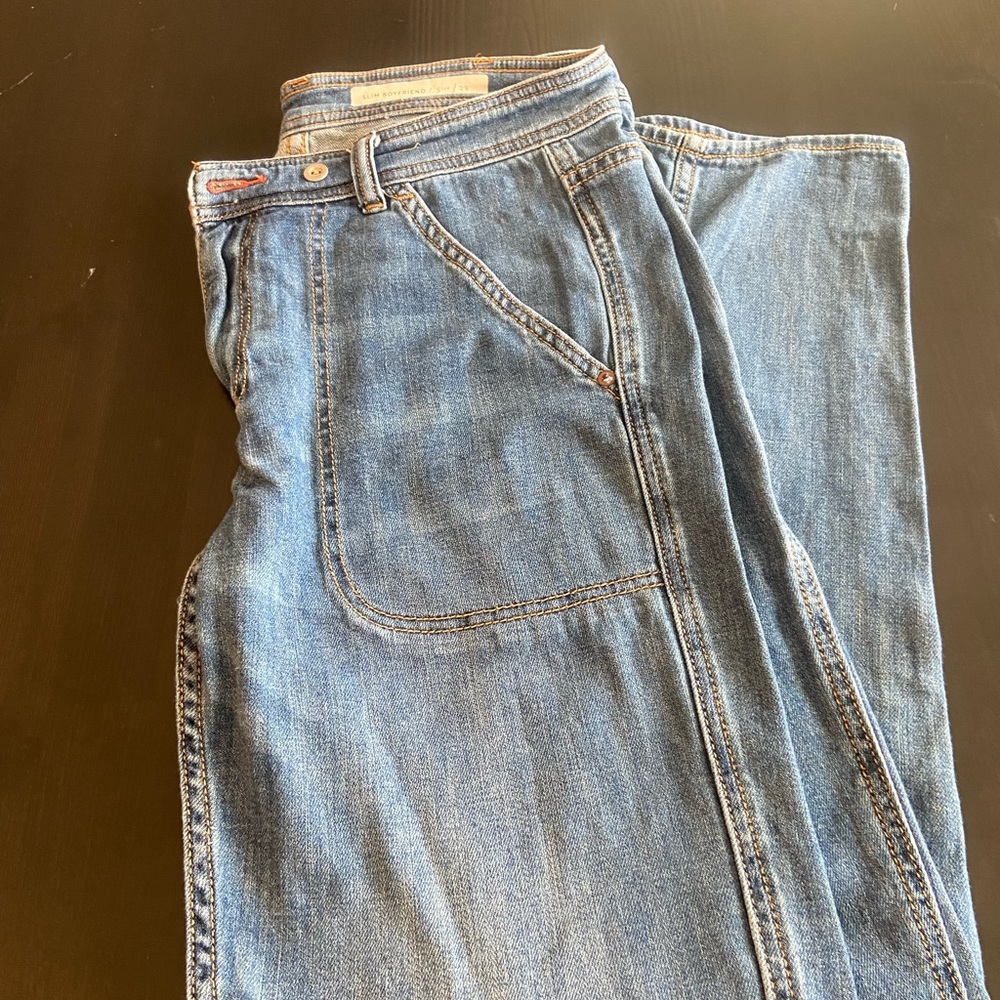 Pilcro slim boyfriend denim